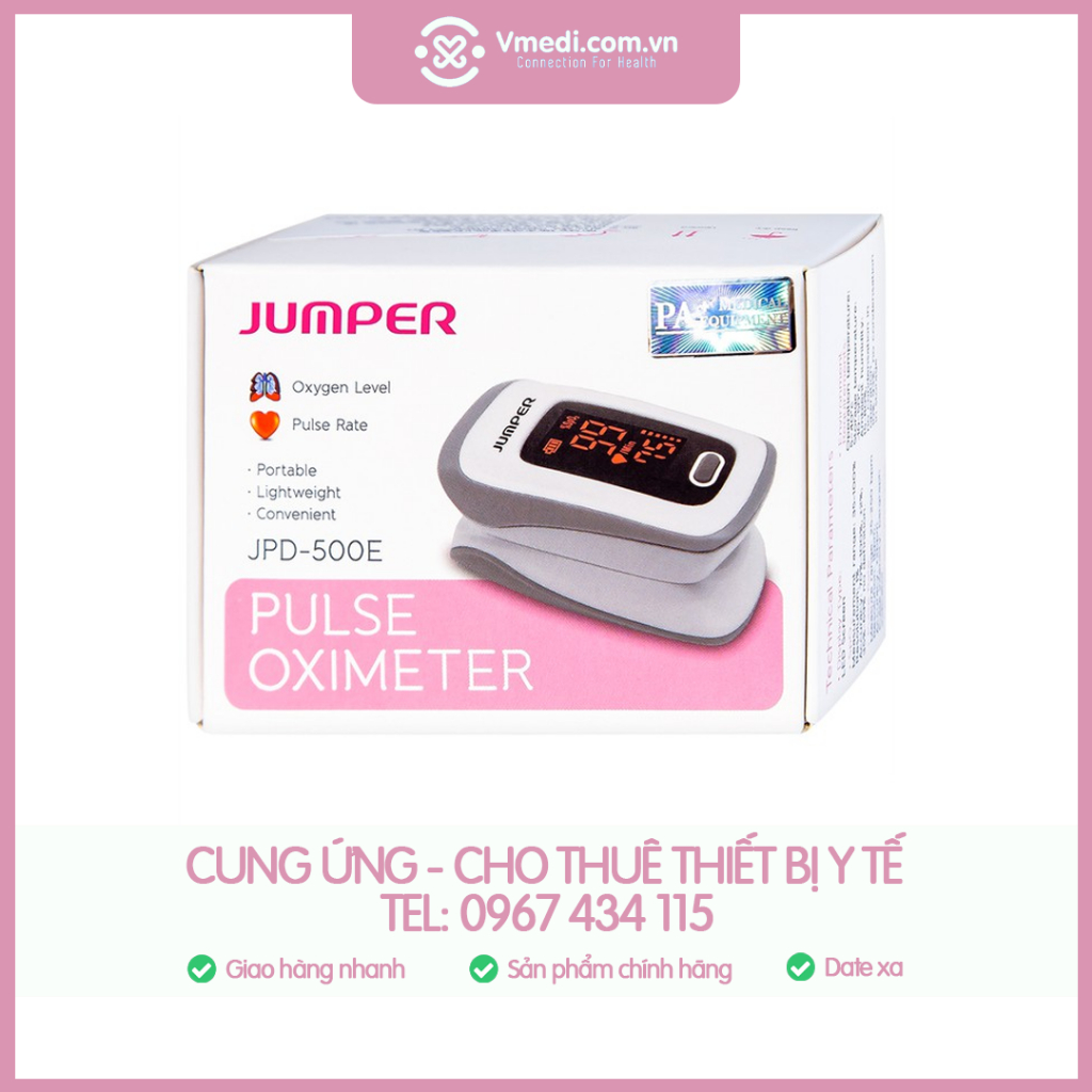 Máy đo nồng độ oxy trong máu SpO2 Jumper JPD-500E