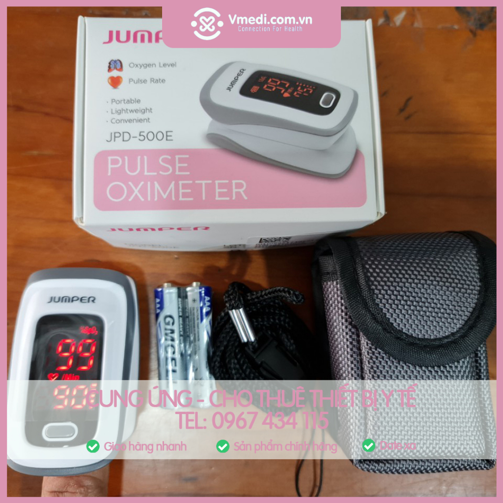 Máy đo nồng độ oxy trong máu SpO2 Jumper JPD-500E