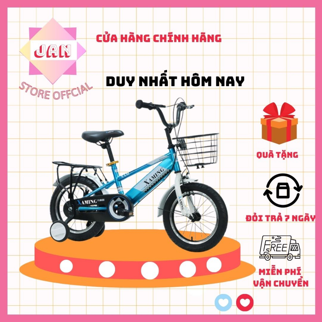 Xe đạp cho bé trai Xaming full size 12-20 đủ màu