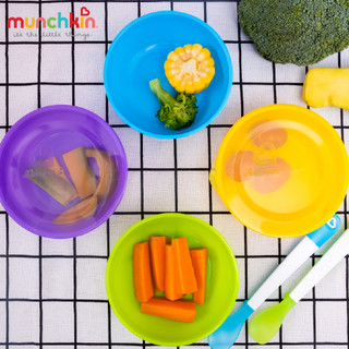 Bộ 4 Chén Ăn Dặm + 2 Thìa Munchkin