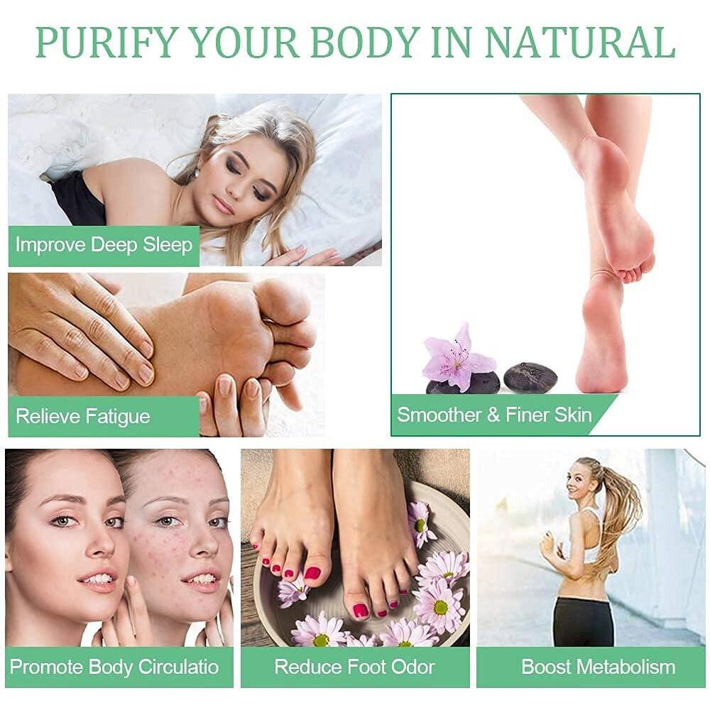 50 Miếng Dán Thải Độc Chân Detox Foot Patch Giúp Thư Giãn Ấm Lòng Bàn Chân Giảm Nhức Mỏi Tăng cường cơ thể thận Giảm cân