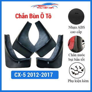 Bộ 4 chắn bùn theo xe ô tô mazda cx5 cx-5 2012-2013-2014-2015-2016-2017