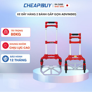 Xe kéo hàng 2 bánh gấp gọn chở 85kg nhập khẩu Advindeq TL-85E,xe đẩy hàng xếp gọn 2 bánh đa năng-bảo hành 12 tháng