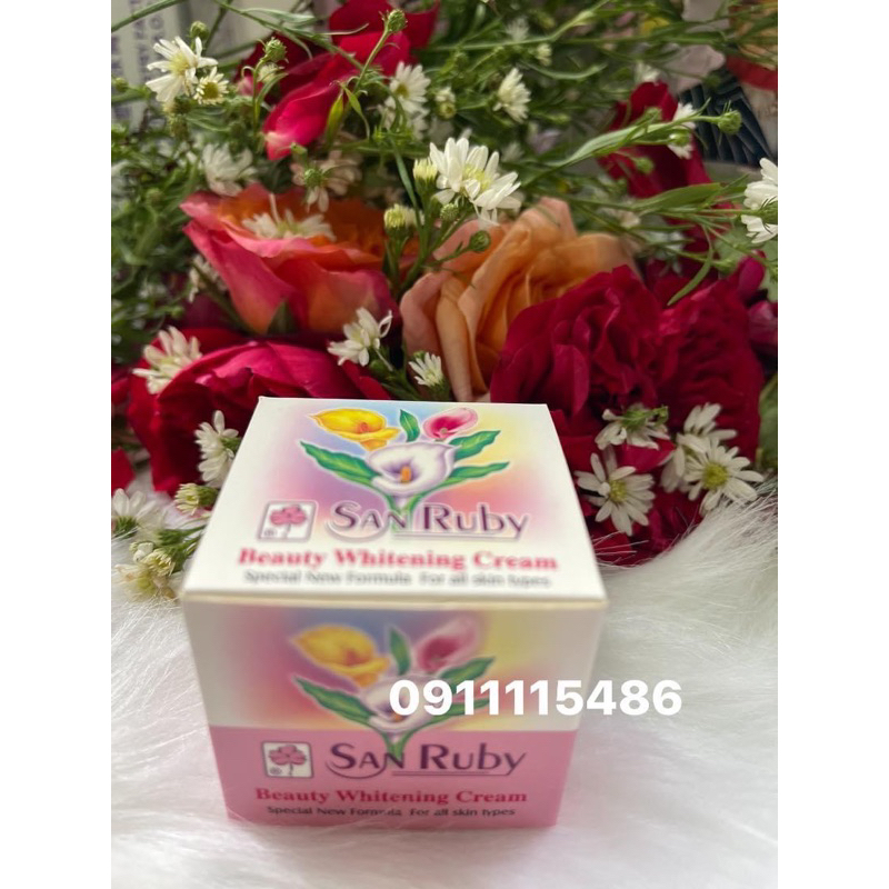SanRuby Siêu dưỡng trắng nhanh da cao cấp hàng nhập MỸ 100%