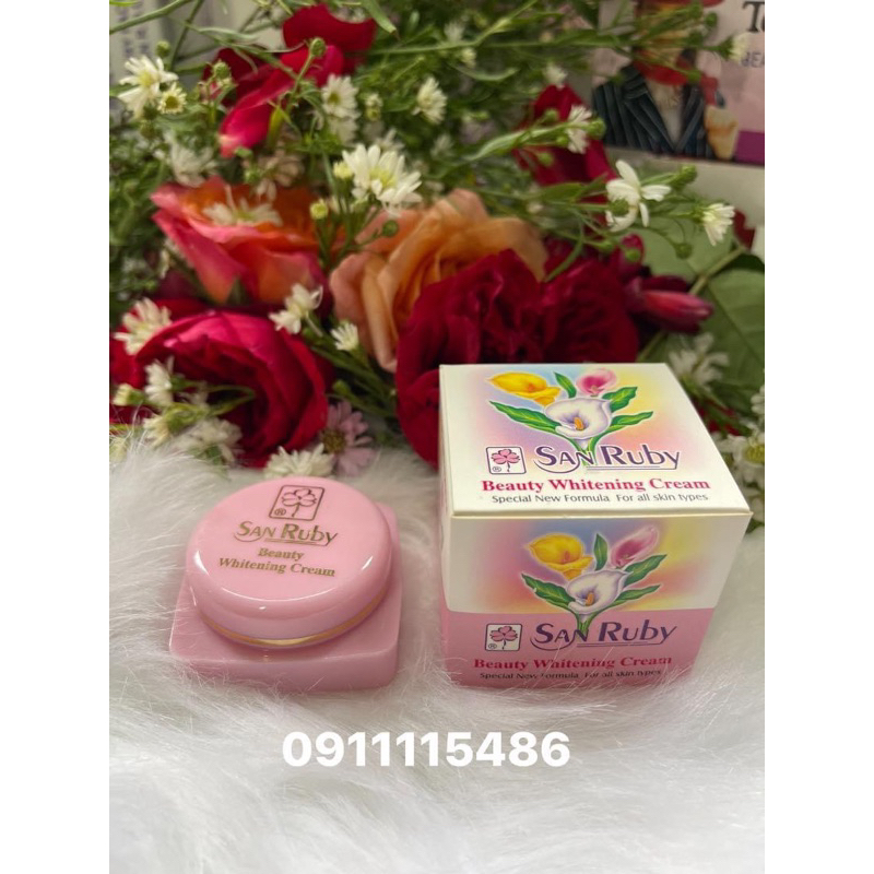 SanRuby Siêu dưỡng trắng nhanh da cao cấp hàng nhập MỸ 100%