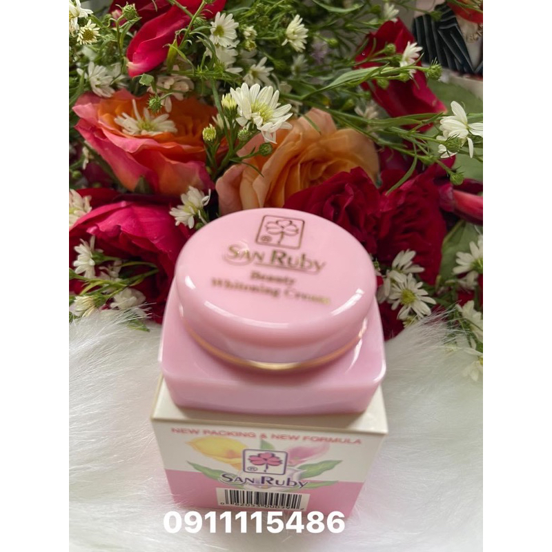 SanRuby Siêu dưỡng trắng nhanh da cao cấp hàng nhập MỸ 100%
