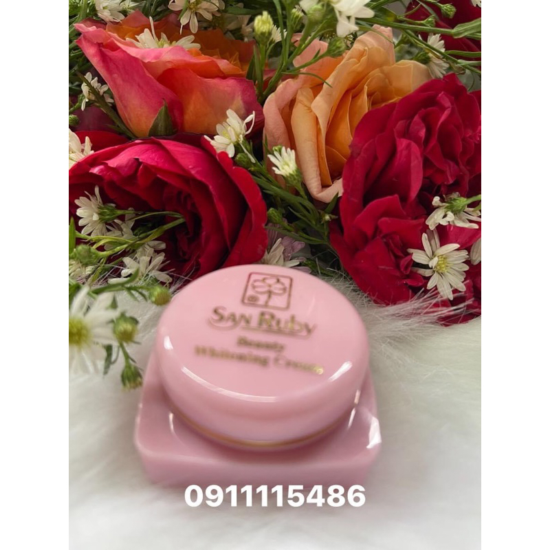SanRuby Siêu dưỡng trắng nhanh da cao cấp hàng nhập MỸ 100%