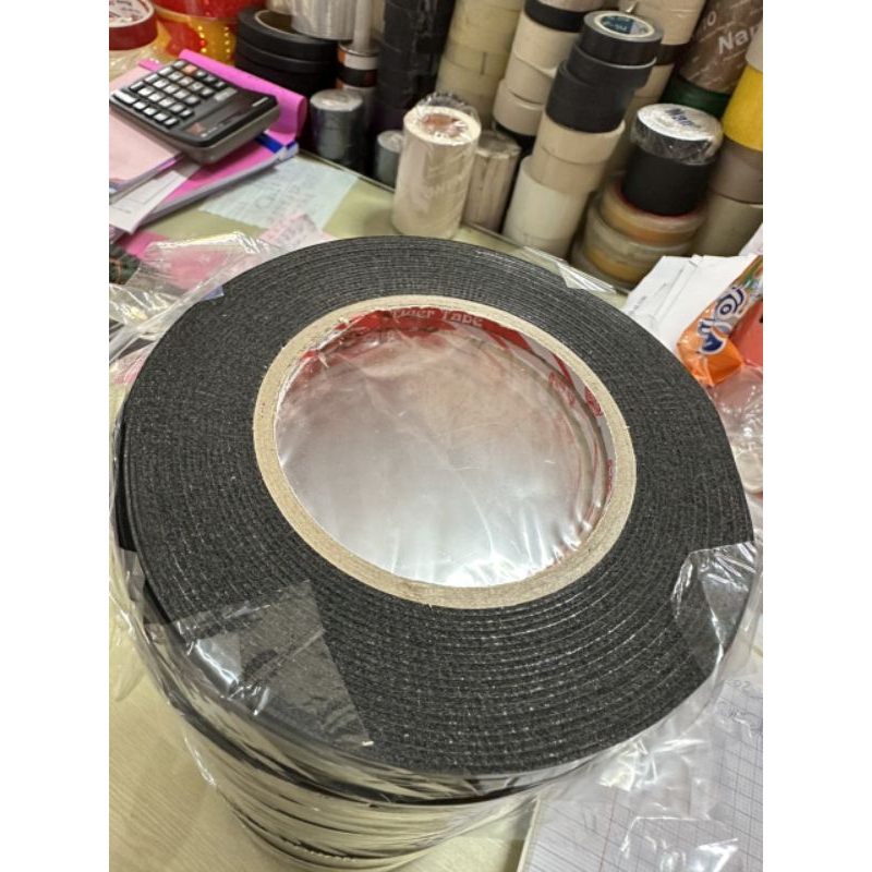 Cây 60 cuộn BĂNG KEO 2 MẶT XỐP GÒ BIỂN SỐ XE MÁY , XE Ô TÔ 4mm