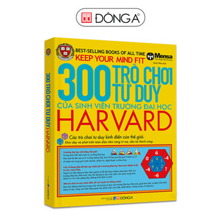 Sách - 300 Trò Chơi Tư Duy Của Sinh Viên Trường Đại Học Harvard - Đông A  - DAB