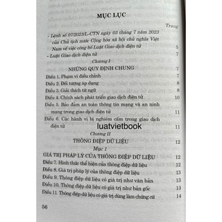 Sách Luật Giao Dịch Điện Tử