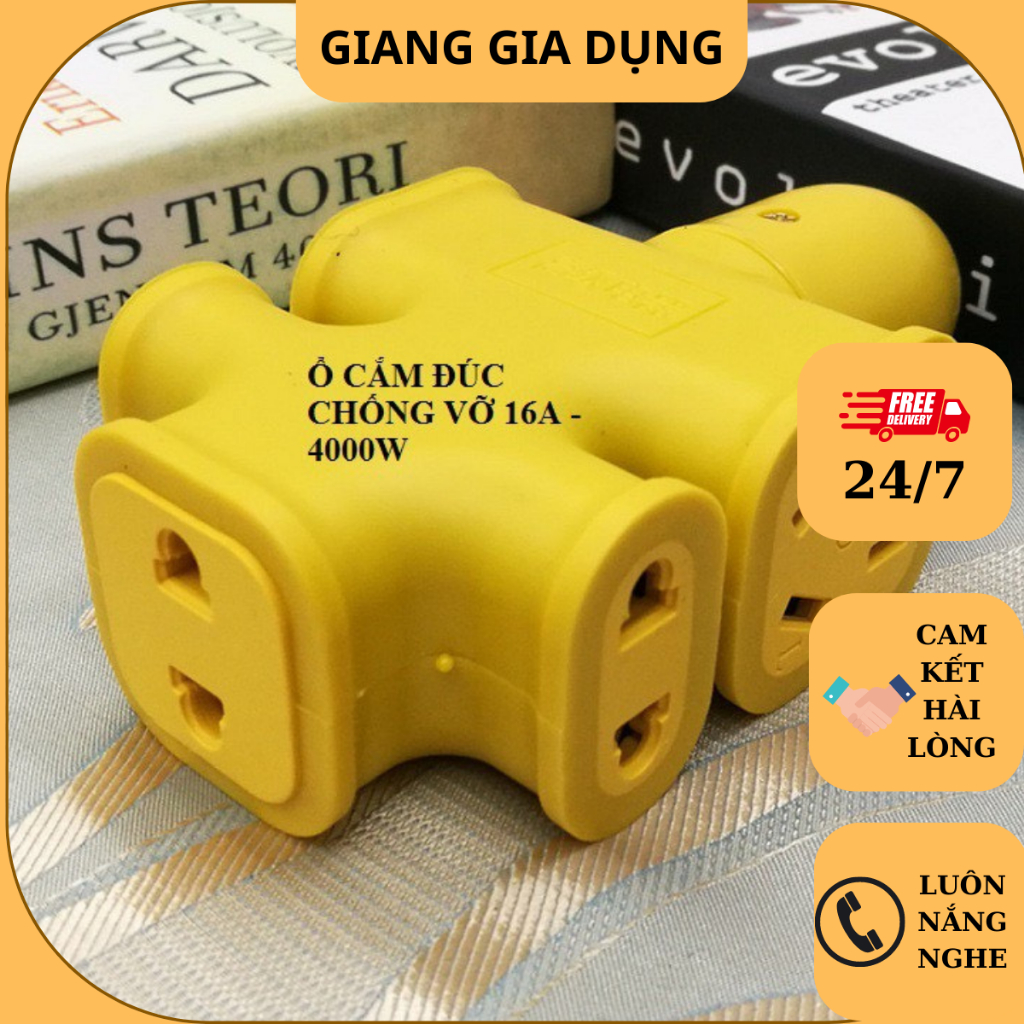 Ổ Cắm, Phích Cắm Đúc Không Vỡ Siêu Bền