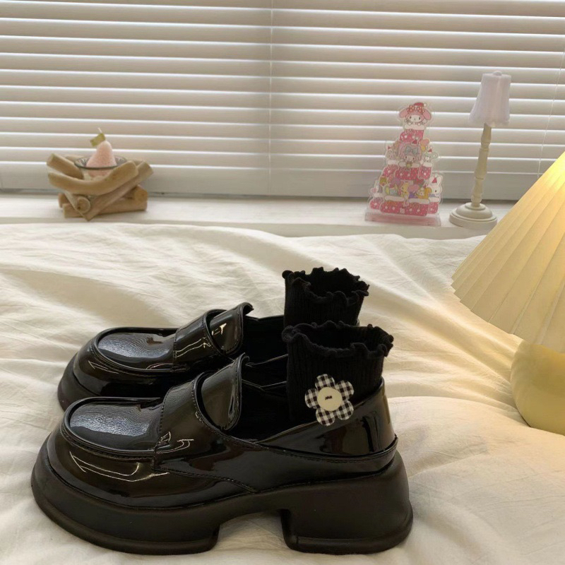 Giầy lolita đạp gót hàn quốc,phong cách trẻ trung cá tính,chân gầy nên lùi size