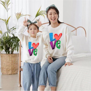 Áo sweater đôi mẹ và bé- áo đôi mẹ và bé, áo nỉ thu đông mẹ và bé -áo thu đông gia đình