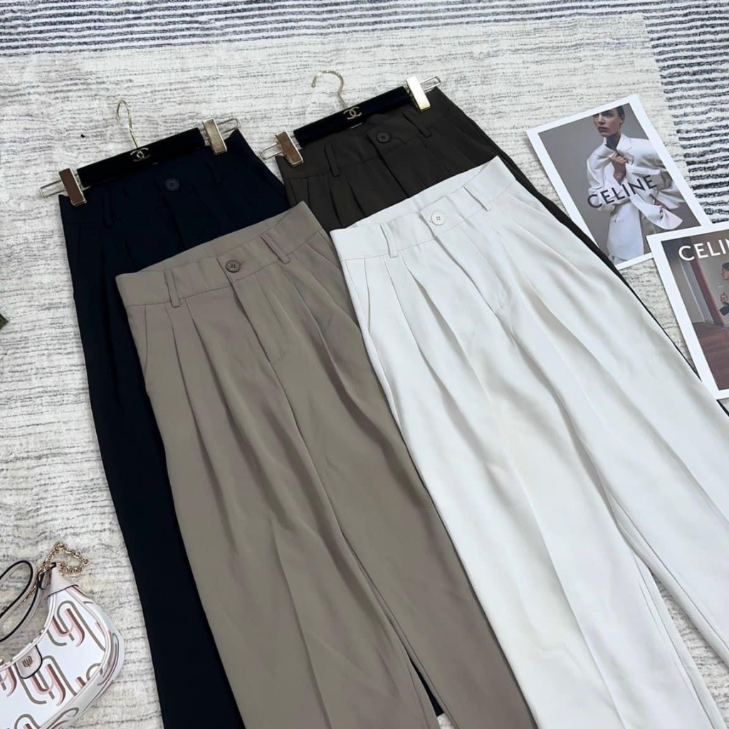 Quần suông che mỡ bụng nấm lùn mã 271