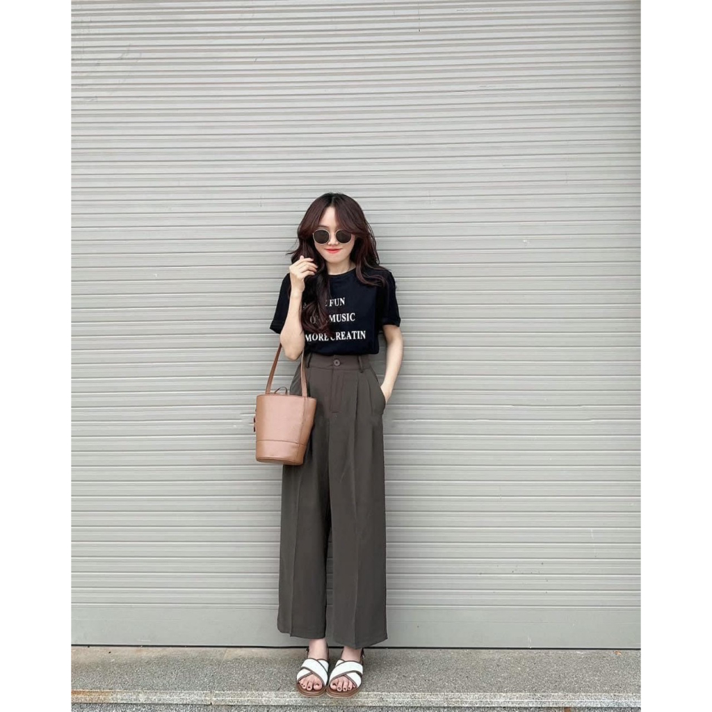 Quần suông che mỡ bụng nấm lùn mã 271