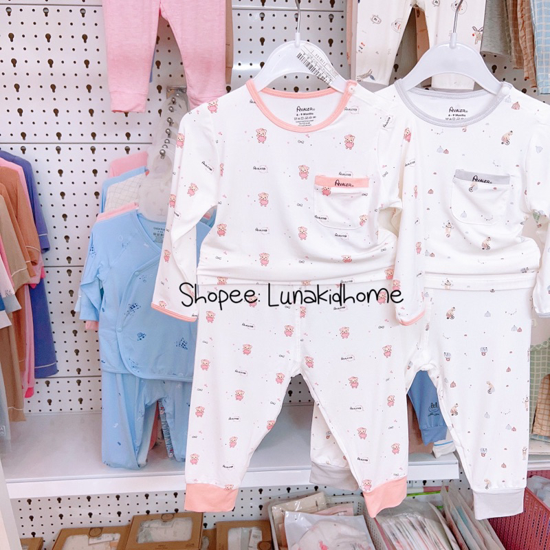 Bộ Avaler dài tay vải sợi tre chính hãng