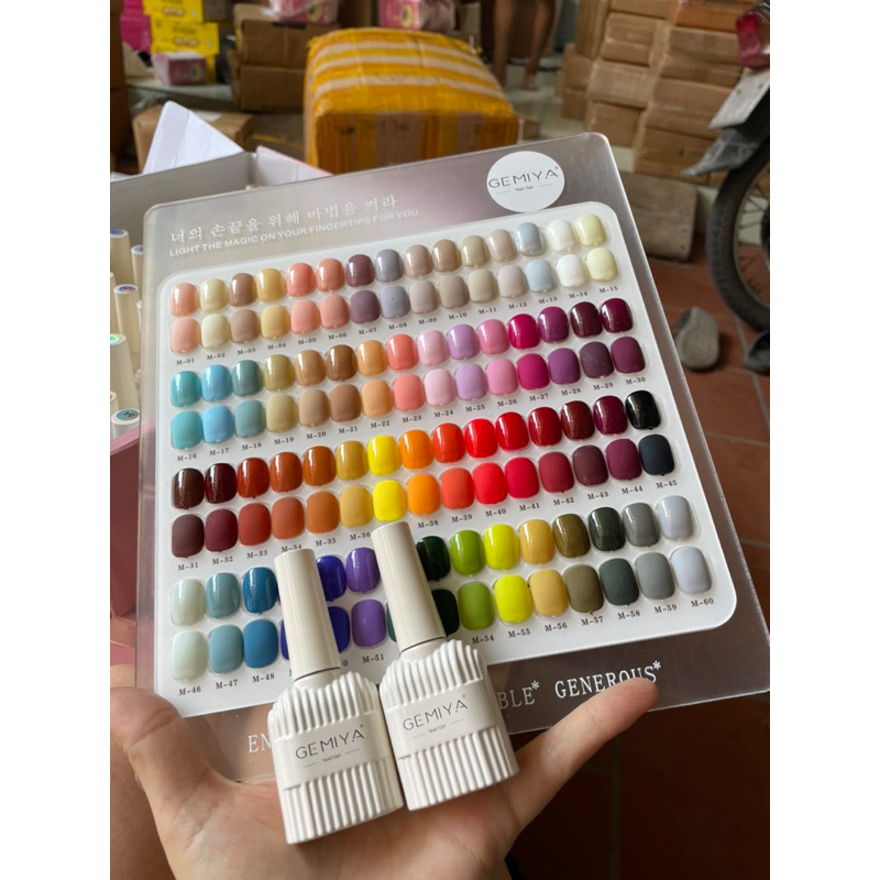 Sơn gel nail lẻ chai từ 1-30 tách bảng 60 màu- Cheap Nail