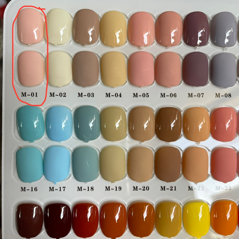 Sơn gel nail lẻ chai từ 1-30 tách bảng 60 màu- Cheap Nail