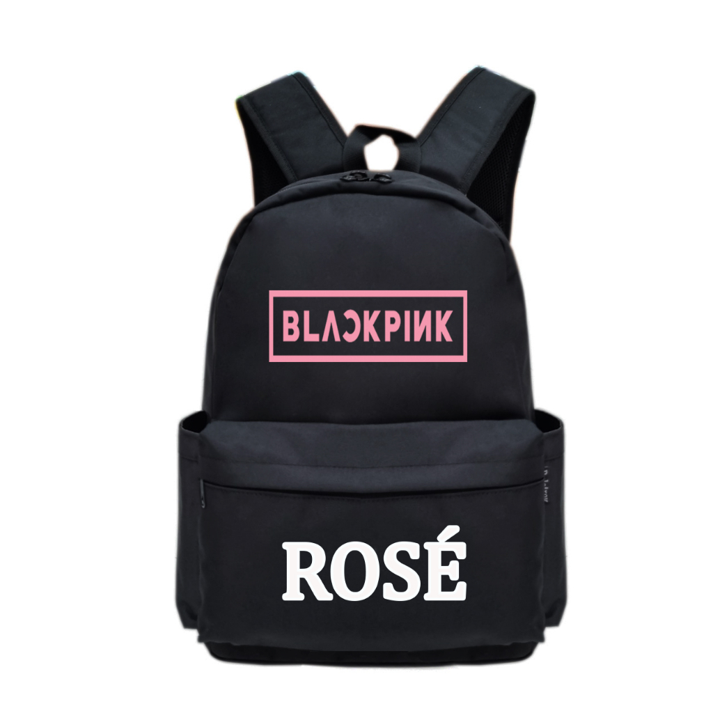 Balo thời trang TROY VKY in logo Blackpink kèm tên thành viên