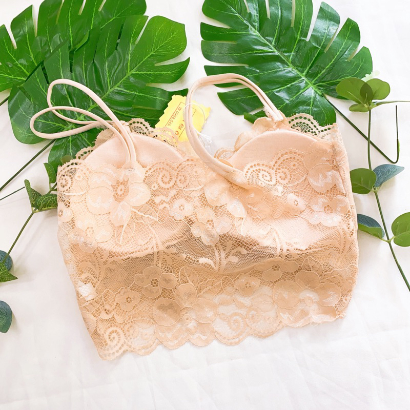 🌸 SALE THANH LÝ áo bra ren màu da sexy