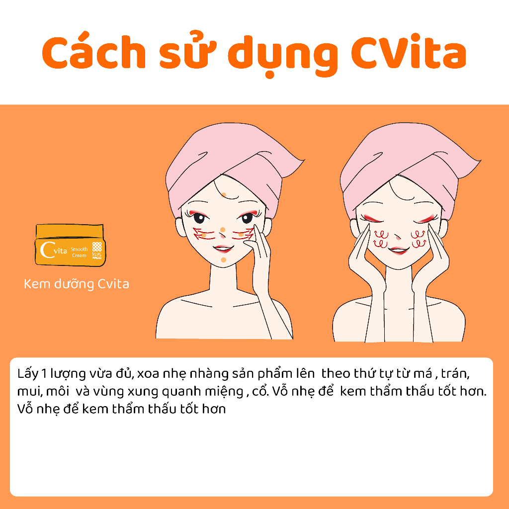 Kem Dưỡng Chứa Vitamin C Dưỡng Trắng Da Và Dưỡng Ẩm MEISHOKU CVita 45G