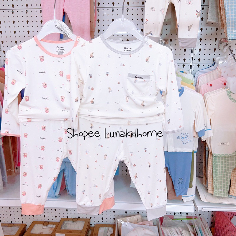 Bộ Avaler dài tay vải sợi tre chính hãng