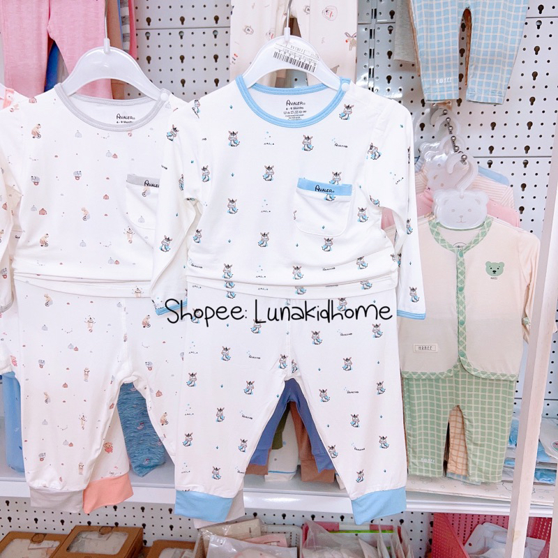 Bộ Avaler dài tay vải sợi tre chính hãng