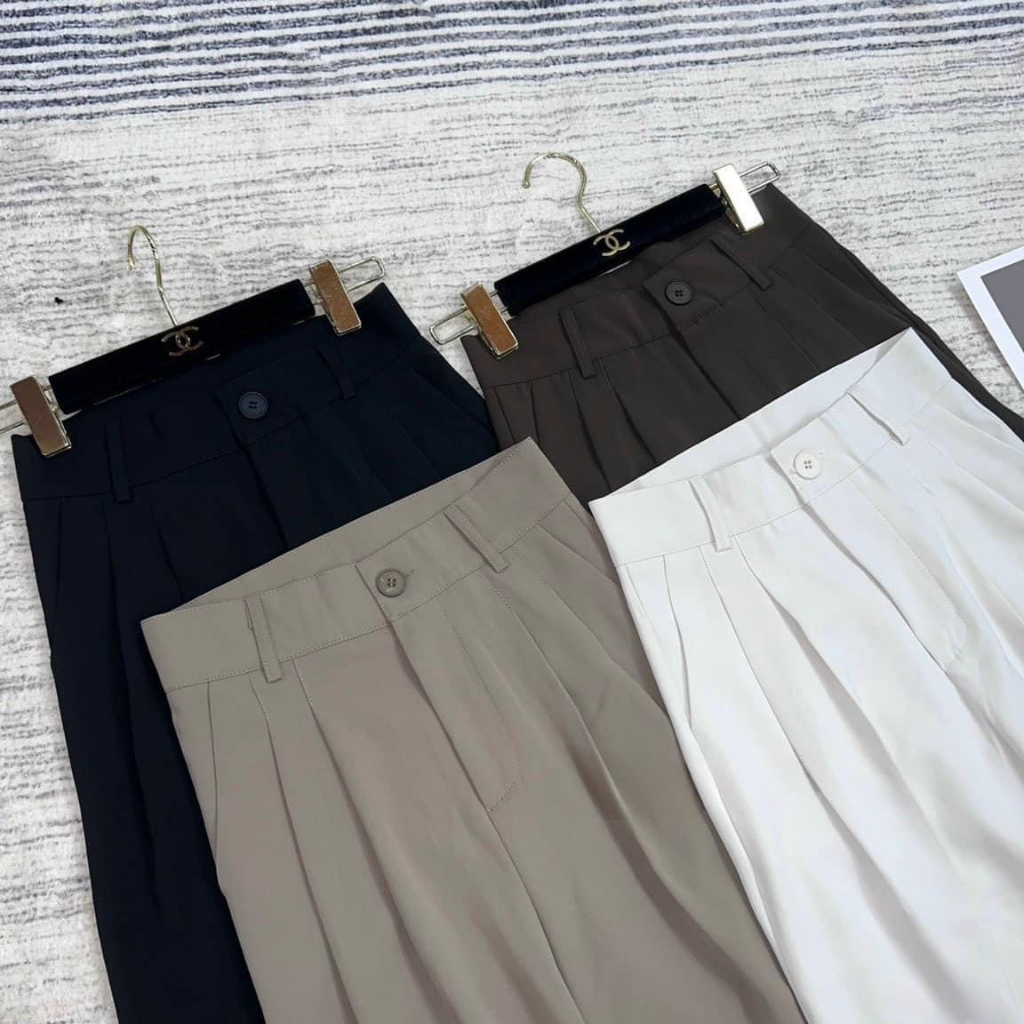 Quần suông che mỡ bụng nấm lùn mã 271