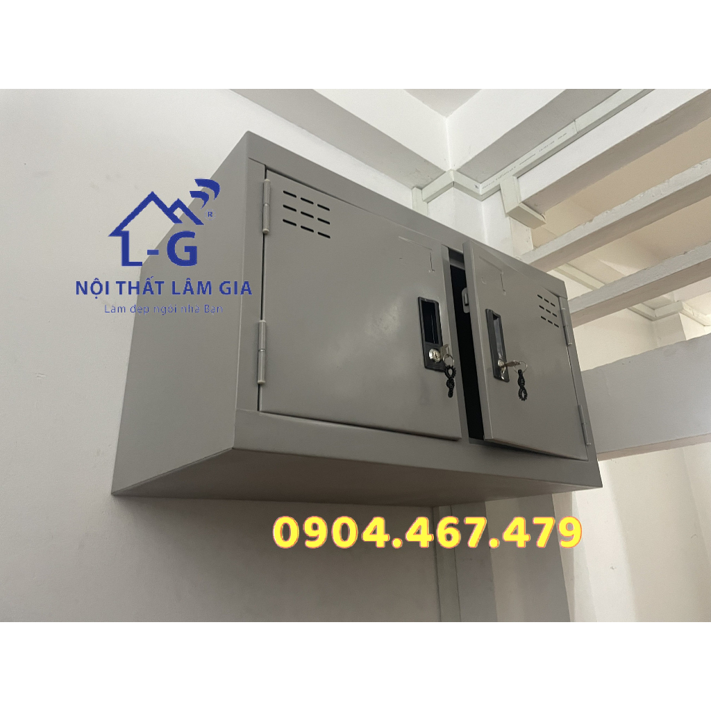 Tủ sắt treo tường mini sơn tĩnh điện- Freeship HCM