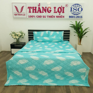 Drap cotton 100% , ga trải giường cao cấp chuẩn LOGO CTY mẫu LÔNG VŨ NGỌC