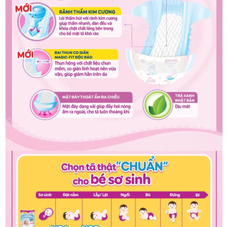 tã dán bobby size m 46 miếng tặng 6 miếng