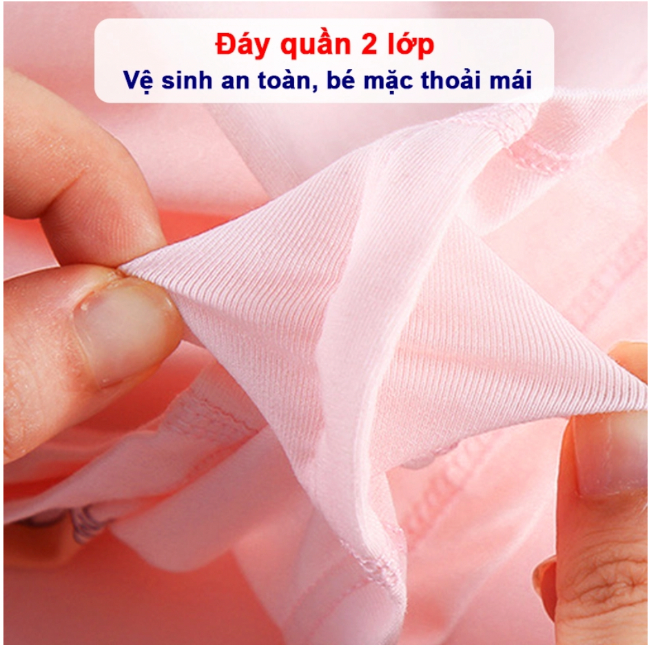 Quần chip đùi cao cấp cho bé gái DORYKIDS 100% cotton thỏ con carot đáng yêu kháng khuẩn thoáng mát 101049L301