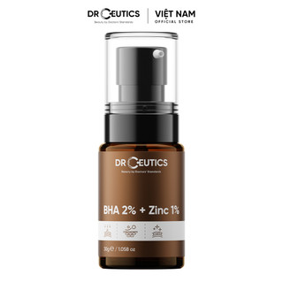   Chính hãng DrCeutics Serum Mụn BHA Ngăn Ngừa Mụn BHA 2% + ZinC 1% 