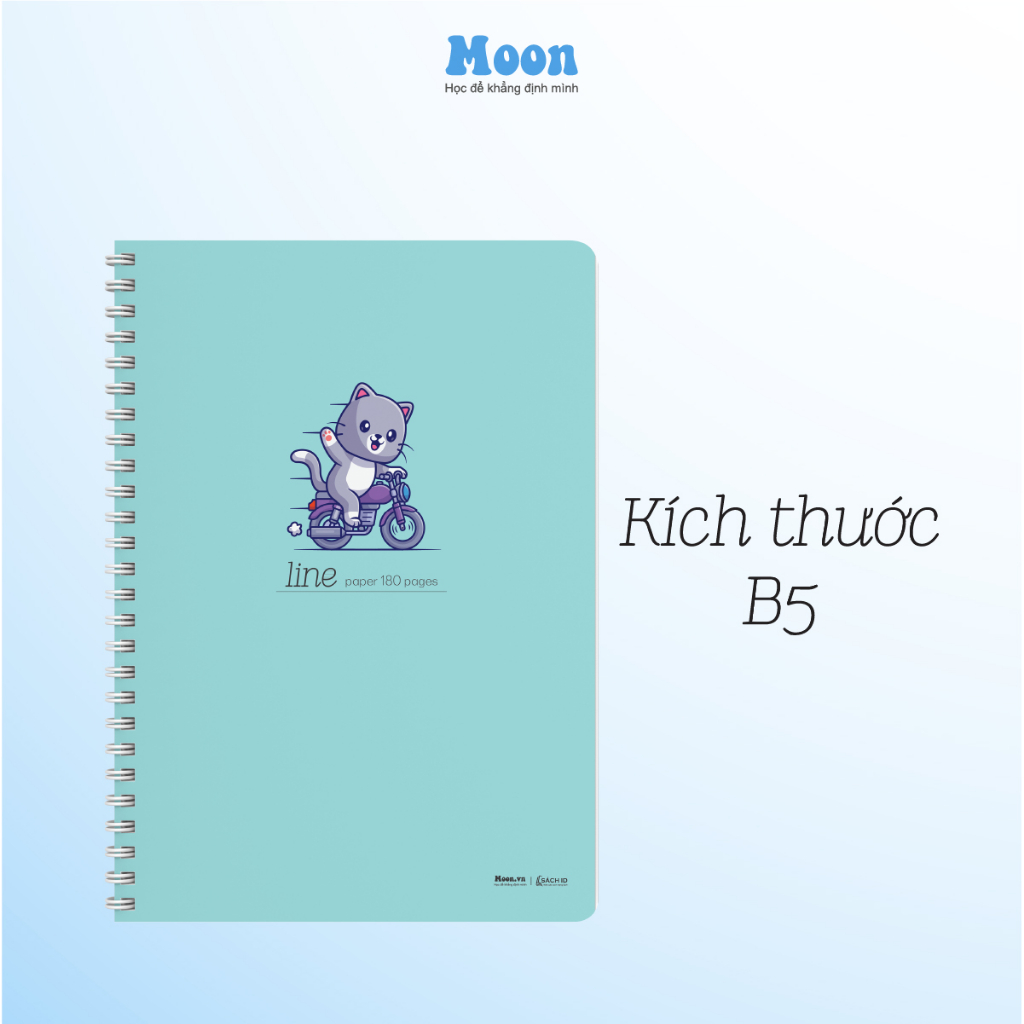 Sổ còng B5 180 trang Moonbook