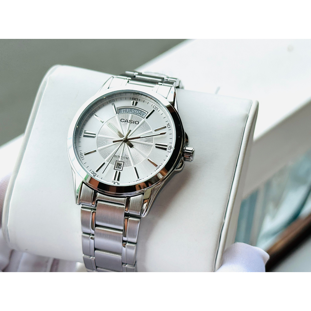 Đồng hồ nam dây thép Casio MTP 1381D 7A