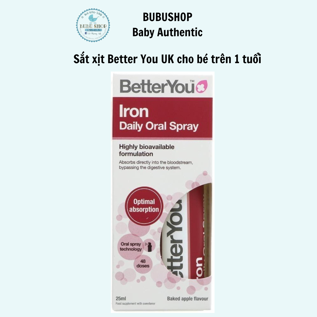 SẮT DẠNG XỊT BETTER YOU CHO BÉ TỪ 1 TUỔI