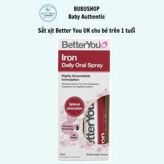Sắt dạng xịt better you cho bé từ 1 tuổi