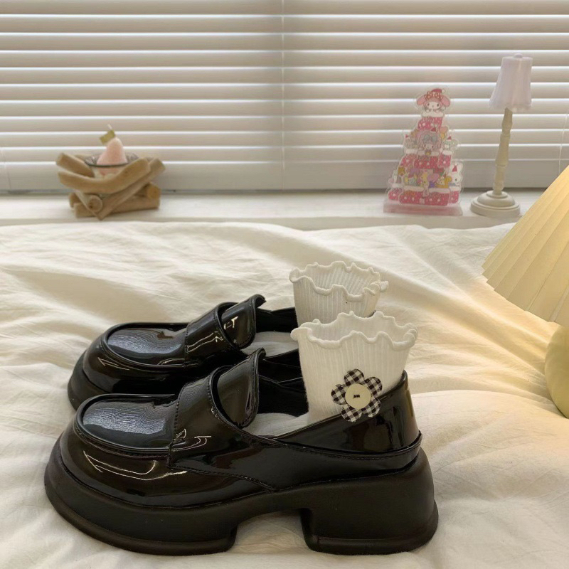 Giầy lolita đạp gót hàn quốc,phong cách trẻ trung cá tính,chân gầy nên lùi size