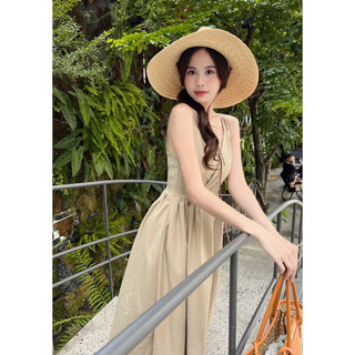 [RÁCH STORE] Đầm Dài - 2 Dây Đôi - Cổ Tim Đắp