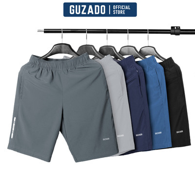 Combo 2 quần đùi nam Guzado Cạp Chun,Vải Gió Thể Thao Vận Động Thoải Mái CB2GSR01-CB2GASR25S001