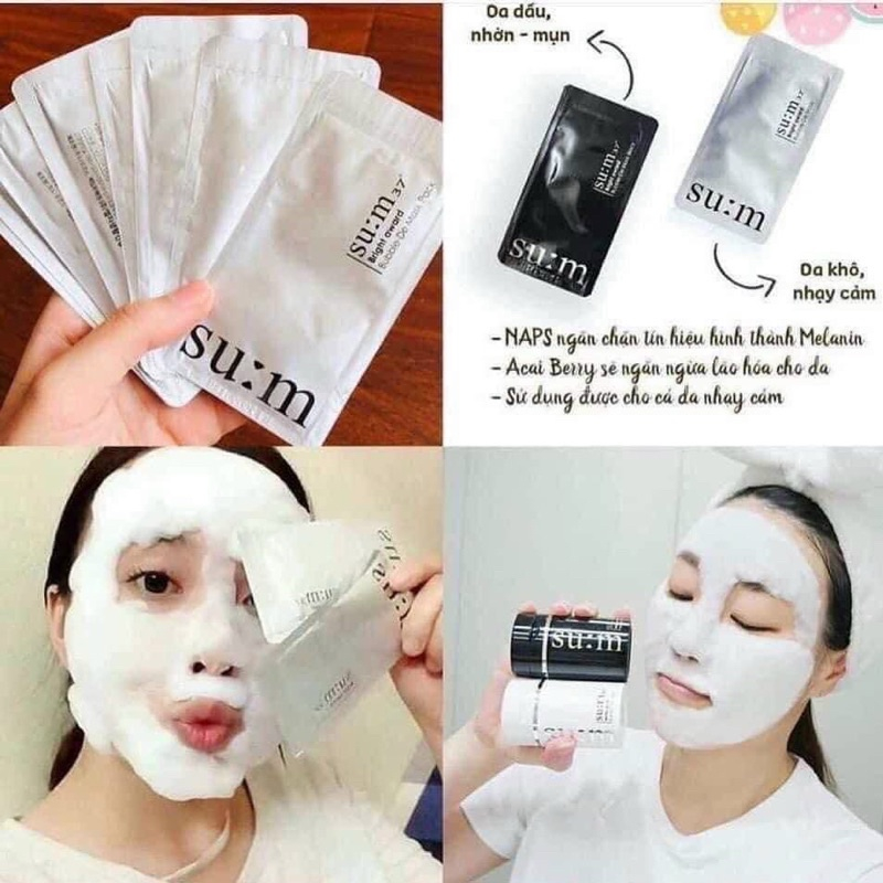 Mặt nạ thải độc Sum Bright Award Bubble De Mask - beaute