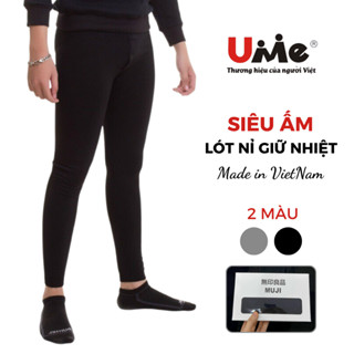  Quần Giữ Nhiệt Nam Lót Nỉ Dày Dặn Siêu Ấm Quần Nỉ Mặc Trong Đại Hàn Dáng Dài Cho Nam 