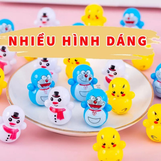 Lật đật mini đồ chơi lật đật tí hon đồ chơi mini squid game lật đật người tuyết lật đật doremon nhiều mẫu