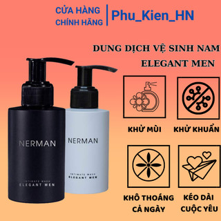 Dung dịch vệ sinh Elegant Men Nerman hương nước hoa, Sanda Perfume ,Sauvage Perfume 100ml, Hương Nước Hoa