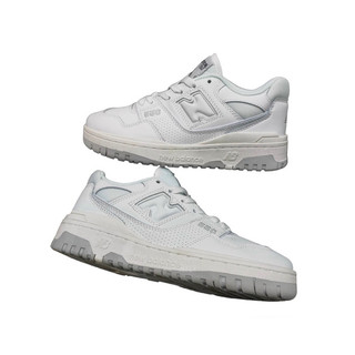 Giày new balance 550 full white, giày thể thao sneaker nam nữ full bill box