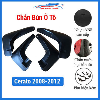 Bộ 4 chắn bùn theo xe ô tô kia forte, cerato đời 2008-2009-2010-2011-2012