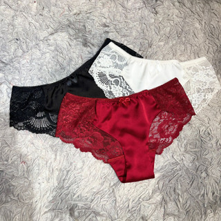Sexy Forever Quần Lót Ren Phối Lụa Vera