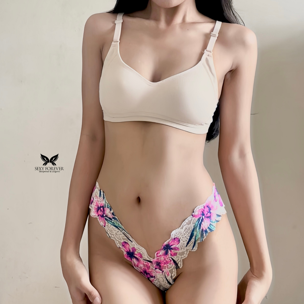 Sexy Forever Quần Lót Lọt Khe Flower