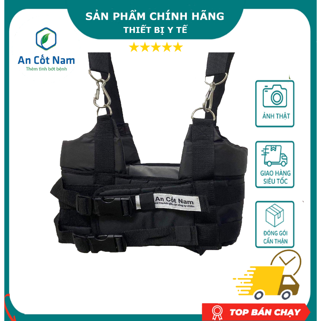 Đai Treo Kéo Giãn Cột Sống Lưng, Cải Tiến Đệm Nách - Cải Thiện Thoát Vị Thoái Hóa - AN CỐT NAM-NL1810 STORE