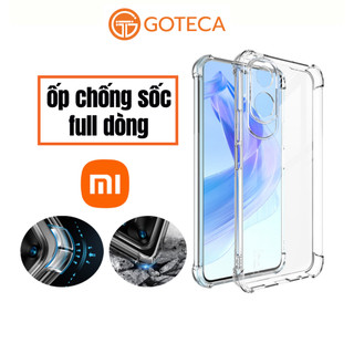 Ốp lưng chống sốc Xiaomi Note 12 Note 11 Note 12 Pro Note 12s  Redmi 10C-Dẻo trong suốt loại dày 1.5mm tốt- Lâu ố vàng